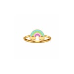 18K Gold Rainbow Cuddle Newborn/Kids Ring