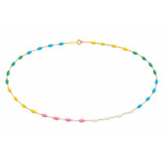 18K Gold Tutti Frutti Belly Chain