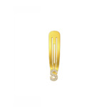 18K Gold Customized Tiny Signature Initial Hair Clip