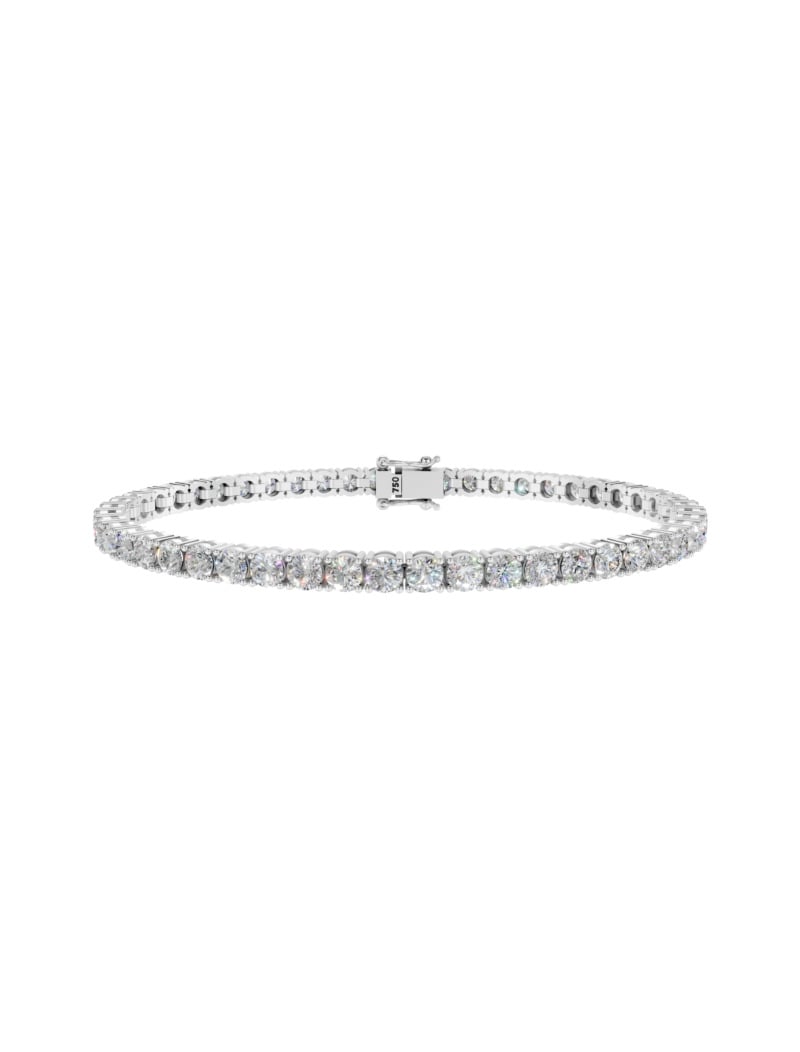 18K Gold Radiance Tennis Lab-Grown Diamond Bracelet