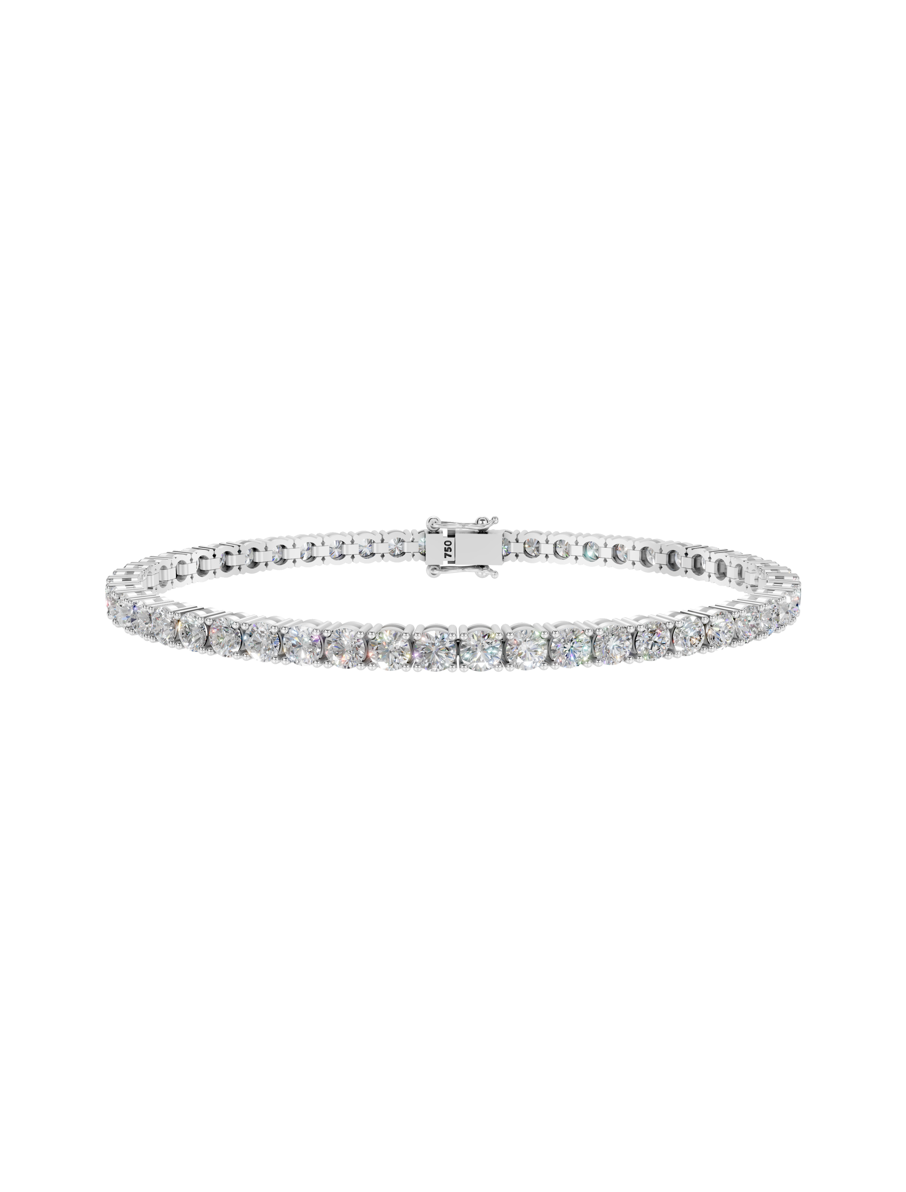 18K Gold Radiance Tennis Lab-Grown Diamond Bracelet