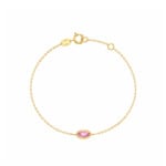 18K Gold Marquise My Way Birthstone Bracelet
