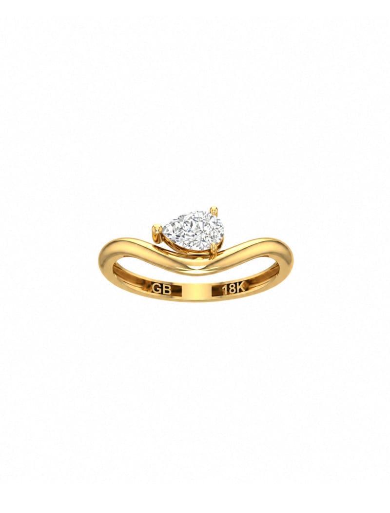 18K Gold Pearfection Birthstone Ring